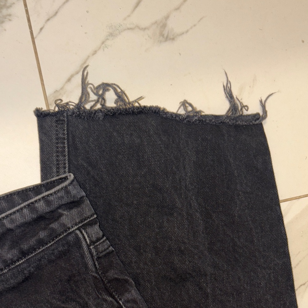 Zara Women's Straight Leg Dark Jeans - Picture 4 of 7